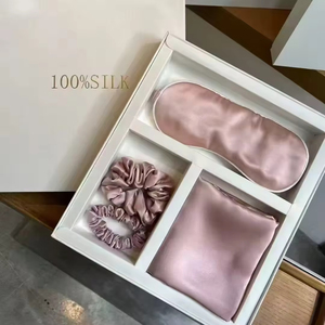 Funda de Almohada 100% Seda de Morera Real 6A 16/19/22/25, Orgánica, No Tóxica, Bordada, de Seda Pura para Hoteles, Suave y Delicada con el Cabello - Product Image 1