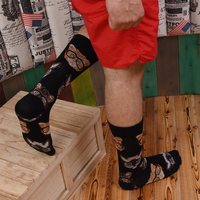 2021 bonnes chaussettes de créateur pour hommes heureux à motifs d'animaux personnalisés chaussettes drôles en coton pour hommes