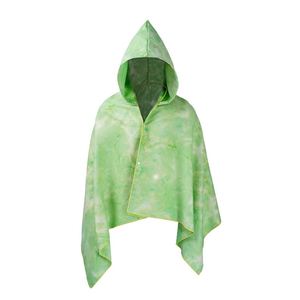 High Quality Custom Design Full Color Digital Printed <b>Poncho</b> Bath Hooded Beach Towel - Product Image 4