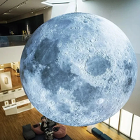 Ballon lunaire gonflable de 10 pieds avec lumières LED, ballon planétaire pour la décoration d'événements et de fêtes, usage commercial
