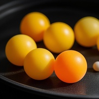 Balles de ping-pong en plastique personnalisables de haute qualité, 40 mm, blanches et jaunes, adaptées à tous.