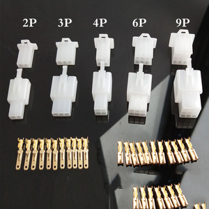 Conector Eléctrico Automotriz de 2.8mm, 2/3/4/6/9 Pines, Kits de Terminales de Cable Macho y Hembra para Motocicleta, Bicicleta Eléctrica y Automóvil - Product Image 2