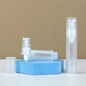 Travel Size Refillable Small <b>Mini</b> Airless Lotion Pump Spray <b>Bottle</b> for Cosmetic Lotion Packaging 5ml 10ml 15ml - Product Image 5