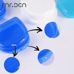 मेर्डेन शीर्ष गुणवत्ता वाले प्लास्टिक डेन्चर भंडारण मामले दंत चिकित्सक दंत सामग्री के लिए दंत कंटेनर - Product Image 6