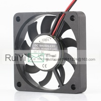Original Taiwan ADDA 12V 24V 48V DC 5V 0.28A AC EC 6010 60X60X10MM 6CM 2 fils Ultra-mince CPU basse vitesse AD0605LB-GA0 ventilateur de refroidissement