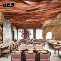 Ensemble de chaises de restaurant en bois écologiques modernes de luxe J2S pour hôtels, chaises et tables pour cafés, sièges de banquette