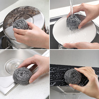 Brosse de nettoyage en acier inoxydable, brosse de nettoyage pour lave-vaisselle, brosse en fil d'acier, vente en gros personnalisée