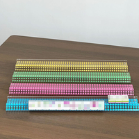 Supports de Mahjong en Acrylique Transparent Coloré, Règle pour Tuiles de Mahjong, Accessoires de Jeu de Mahjong Américain pour Divertissement Familial et Fêtes