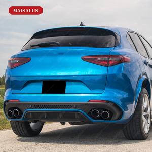 Kit de carrocería de Material PP de alta calidad MAISALUN, parachoques trasero para <span class=keywords><strong>Alfa</strong></span> <span class=keywords><strong>Romeo</strong></span> <span class=keywords><strong>Stelvio</strong></span>, accesorios para automóviles, parachoques trasero - Product Image 4
