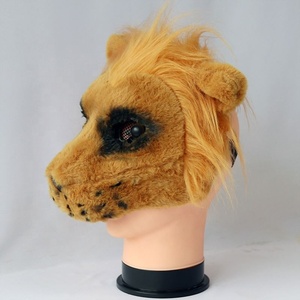 <span class=keywords><strong>Leone</strong></span> che si muove la bocca mezza faccia <span class=keywords><strong>maschera</strong></span> in pelliccia sintetica Cosplay scenografia <span class=keywords><strong>maschera</strong></span> <span class=keywords><strong>maschera</strong></span> Costume animale per festa di carnevale - Product Image 3