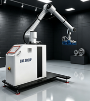 Équipement de palettisation logistique industrielle, robot collaboratif intelligent automatique pour palettes de 25 kg, pour la manutention en série