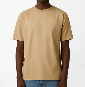 T-shirt pour homme en coton peigné 100% de haute qualité, coton lourd, vente en gros, streetwear, logo personnalisé, impression DTG, t-shirt surdimensionné - Product Image 1