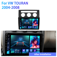Meihua 10 pouces Android AUTO GPS tableau de bord stéréo pour lecteur DVD CarPlay DSP USB pour Volkswagen Touran 2004-2008 VW aide à la marche arrière