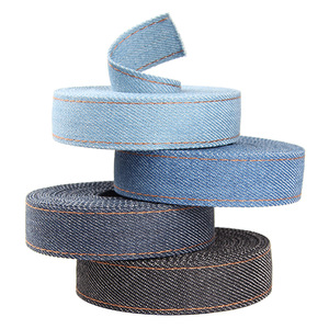 Ruban en jean de 5 mètres, bande de tissu en jean superposable pour la confection de nœuds, la fabrication de pinces à cheveux, la <span class=keywords><strong>couture</strong></span> de vêtements et les décorations - Product Image 1
