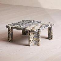 Table basse en marbre personnalisée style Van Gogh, plateau en pierre naturelle de luxe moderne pour chambre, salle à manger extérieure, salon, villa