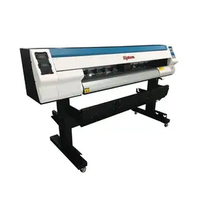 Impresora ecosolvente de inyección de tinta de 1,3 m, plóter con sistema de toma para cartel flexible, pegatina de vinilo, cartelera, lona, póster de lona