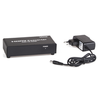 Convertisseur VGA vers HDMI VCOM 1080P avec audio stéréo 2RCA, adaptateur vidéo HDMI pour ordinateur, home cinéma