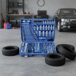 216PCS Automotive Repair <b>Tool</b> Set Socket Wrenches Carbon Steel Material Hand-<b>Power</b> <b>Tool</b> Set - Product Image 2