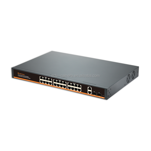 Web Mobile Cloud Managed 24 Port Gigabit Ethernet Network PoE Switch