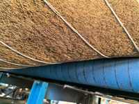 Couverture écologique durable en fibre de coco naturelle de 10 mm, tissu tissé en PP haute résistance à la traction, 70 g, pour la réétalonnage des talus et la remise en état des mines