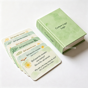 Authentische, individuell bedruckte hebräisch-englische Transliteration Bibelvers-Sammlung Oster-Bibelkarte - Product Image 3