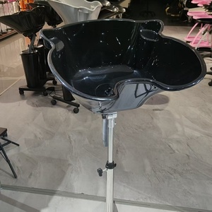 Bac à shampoing portable à double cuve 2025 pour salon de coiffure, pompe à eau électrique en métal, universel pour femmes enceintes, personnes âgées, mobile - Product Image 6