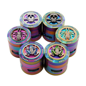 Personalised Custom Logo <strong>Smoke</strong> Wholesale Premium Animal Design 4 Piece Tobacco Grinder New Arrival 63mm 2.5''Grinder <strong>Herbal</strong> - Product Image 1