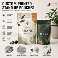 Pochette réutilisable personnalisée avec fenêtre transparente et fermeture éclair refermable, en matériau PET/PE (CPP) de qualité alimentaire pour aliments pour bébés