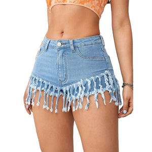 <span class=keywords><strong>Short</strong></span> d'été à taille basse pour femmes <span class=keywords><strong>Short</strong></span> skinny stretch <span class=keywords><strong>en</strong></span> <span class=keywords><strong>jean</strong></span> à franges Mini <span class=keywords><strong>short</strong></span> <span class=keywords><strong>en</strong></span> <span class=keywords><strong>jean</strong></span> bleu sexy pour femmes - Product Image 4