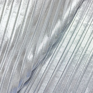 Tissu interlock respirant en polyester solide, tissu interlock plissé 100% polyester pour robe/ - Product Image 4