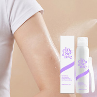 Spray dépilatoire et nettoyant corporel doux, indolore, rafraîchissant, pour tout le corps, facile à utiliser au quotidien
