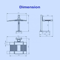 Système de stationnement vertical pour palan de voiture ascenseur de stockage automatique simple ascenseur de stationnement à poteau unique