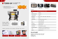 Vintage Angepasster OEM/ODM-Service T3000 UV All-in-One-System A2 UV DTF 6-Farben Automatische Druckmaschine