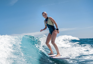 Wakeboard de surf époxy AZTRON COMET avec base coulissante/mouture <span class=keywords><strong>Rocker</strong></span> continu pour adultes enfants débutants dans les eaux océaniques - Product Image 5