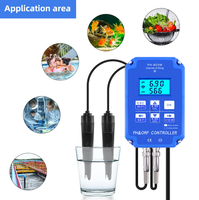 Contrôleur numérique de pH et ORP Wifi PH-803W avec sonde BNC, testeur de qualité de l'eau pour hydroponie, piscine, aquarium
