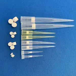 Biolab Medische Grade Polypropyleen Doos Steriele Lange Universele Micro Transparante Lange Filter Pipet Tip Filter 100ul