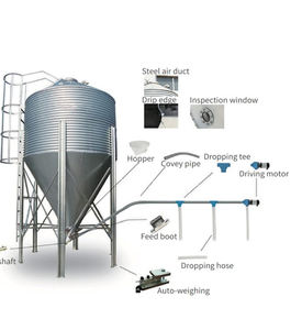 Silo de 10 Toneladas para Forraje, Ensilaje y Alimento Animal, Torre de Almacenamiento Galvanizada para Granjas - Product Image 1