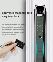 Hot Safe Digital Smart Locks Xhome Wifi Vingerafdruk Toegangscode Video Intercom Camera Face Id Herkenning Smart Lock Deur