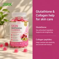 Compléments alimentaires OEM/ODM L-Glutathion, Vitamine B12, Zinc, Collagène en Gummies, Gummies au Glutathion pour l'éclaircissement de la peau
