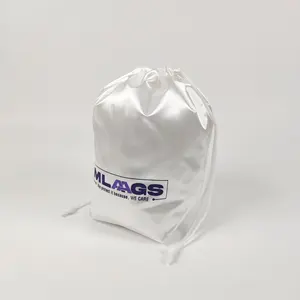 Double String Shoe Dust Drawstring Bag With Thermal Sublimation Logo 420D Waterproof Polyester Nylon Drawstring Bag