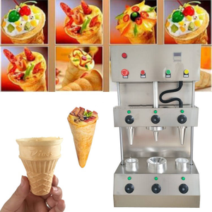 Nueva Máquina para Hacer Conos de Helado y Pizza Tradicionales - Acero Inoxidable 304, Eléctrica, Portátil, Fácil de Operar - Product Image 4