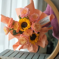 Papier d'emballage Floral professionnel, 5 paquets de papiers d'emballage, pour Bouquet