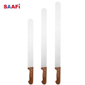 سكين شيف للمطبخ بشفرة طويلة <span class=keywords><strong>20</strong></span> بوصة وسكين شاورما 18 بوصة بمقبض من البولي بروبلين - Product Image 2