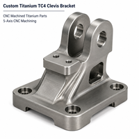 Support de fixation en titane sur mesure de grade 5 Ti-6Al-4V, usinage CNC 5 axes, pièces de haute précision, OEM, tolérances strictes, aérospatiale