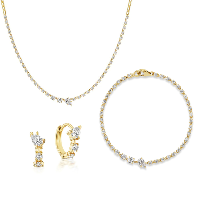 Gemnel High Quality 18k Gold Plated