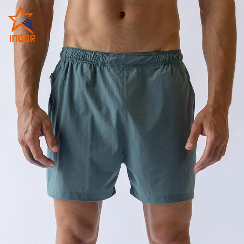 Ingor Sportkleding Eco Vriendelijke Gym Fitness Heren 5 Inch Gym Shorts Voor Mannen