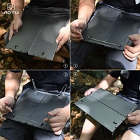 Table rectangulaire pliante compacte ultralégère en alliage d'aluminium pour le camping et l'ameublement extérieur – Vente en gros