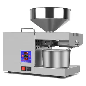 Máquina de prensado de aceite de cacahuete, máquina automática de acero inoxidable con control térmico, K38