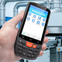 Pengumpul Data Mobile Tangguh Berkualitas Tinggi 4.0 Inci Android 15 OS 6GB RAM PDA Logistik Dengan Pemindai Kode QR