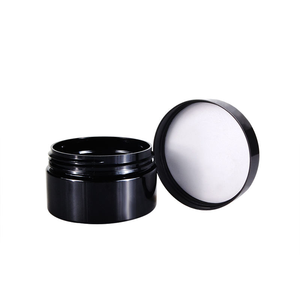 Bocaux en plastique PET noir de haute qualité avec couvercle en aluminium perforé 30ml-500ml, bouchon à vis, impression sérigraphique pour lotion cosmétique - STELLAR - Product Image 3